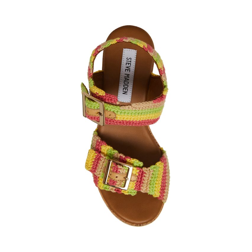 Sandalias de Plataforma Steve Madden Devora Mujer Multicolor | ES GN023S